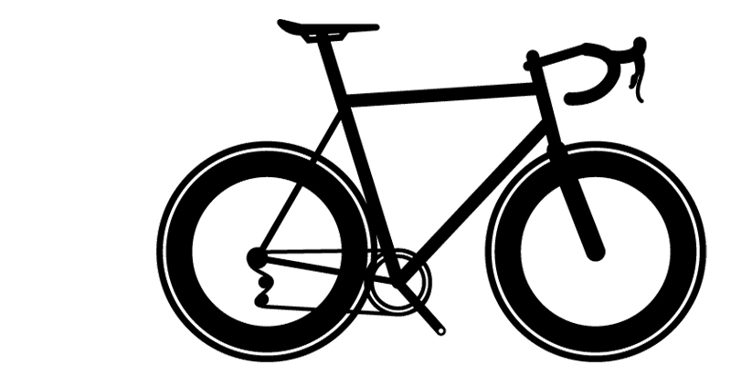 clipart bike silhouette