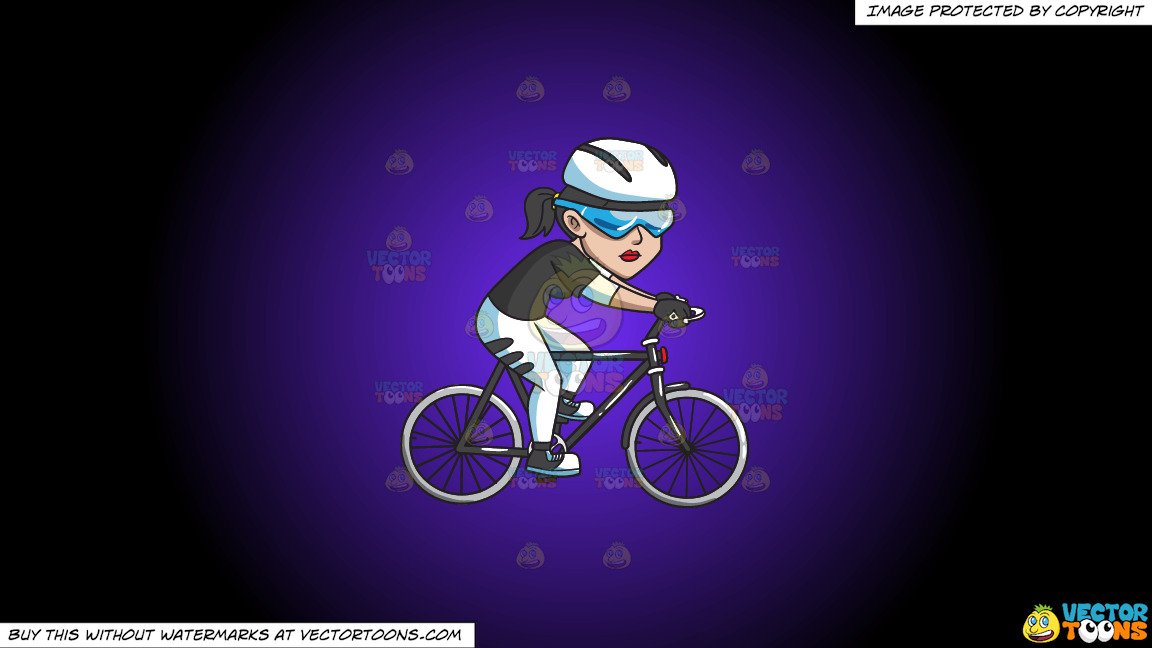 Clipart bike sleek. A woman riding on