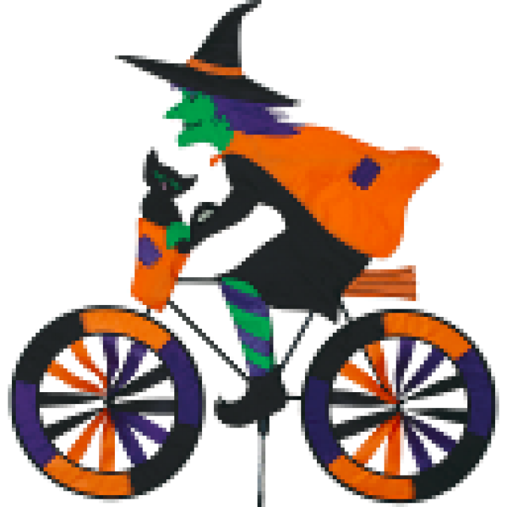 Clipart bike spin bike. Witch on a bicycle