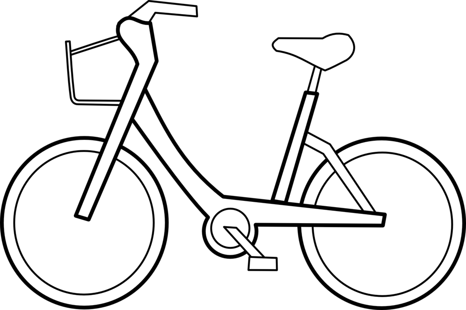 Public domain clip art. Clipart bike transportation