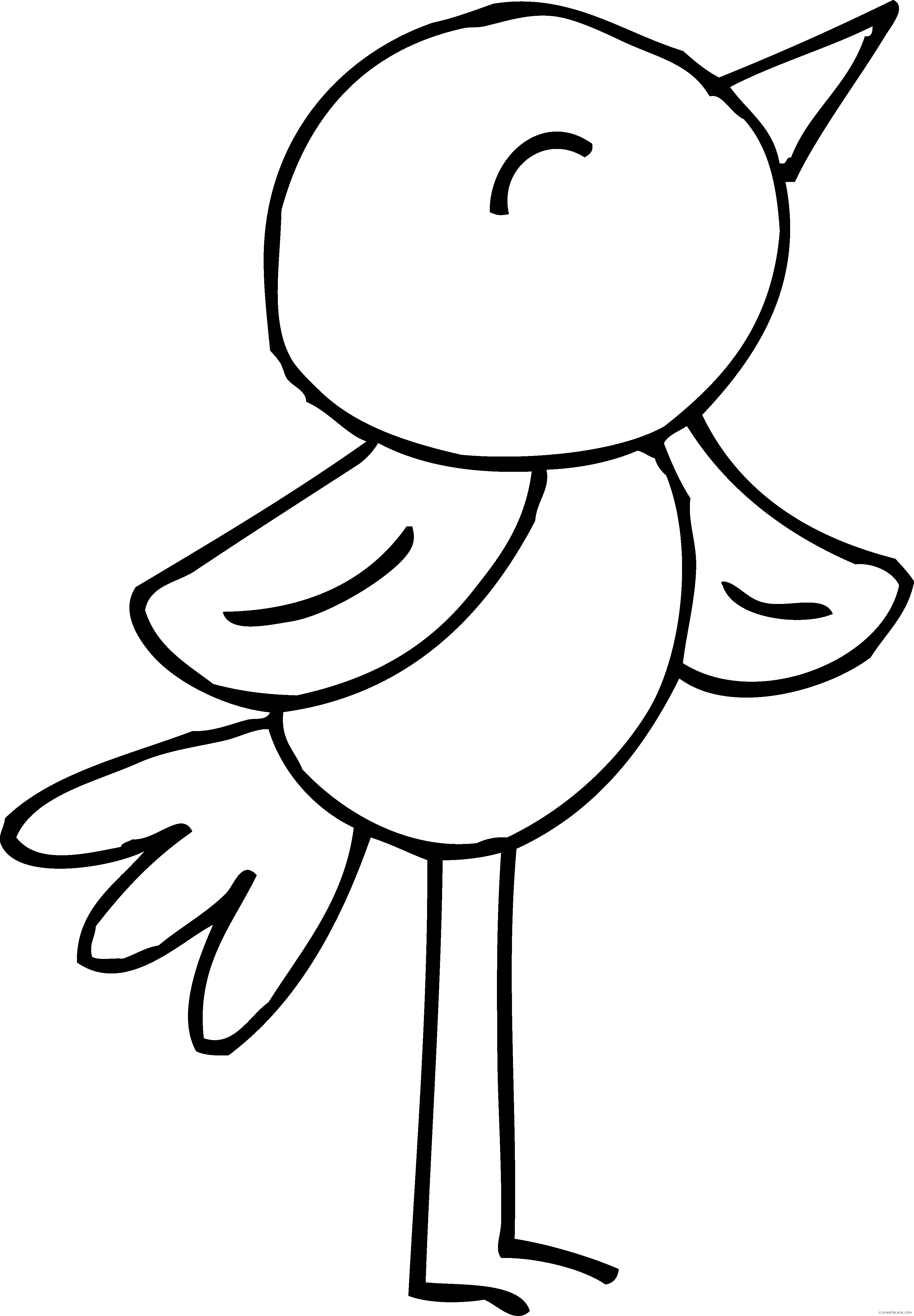 flying clipart black and white