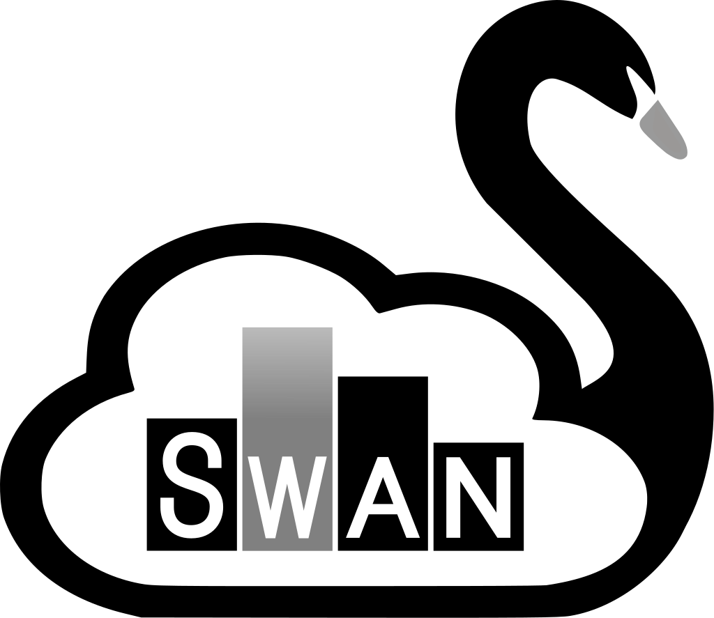 clipart birds black swan