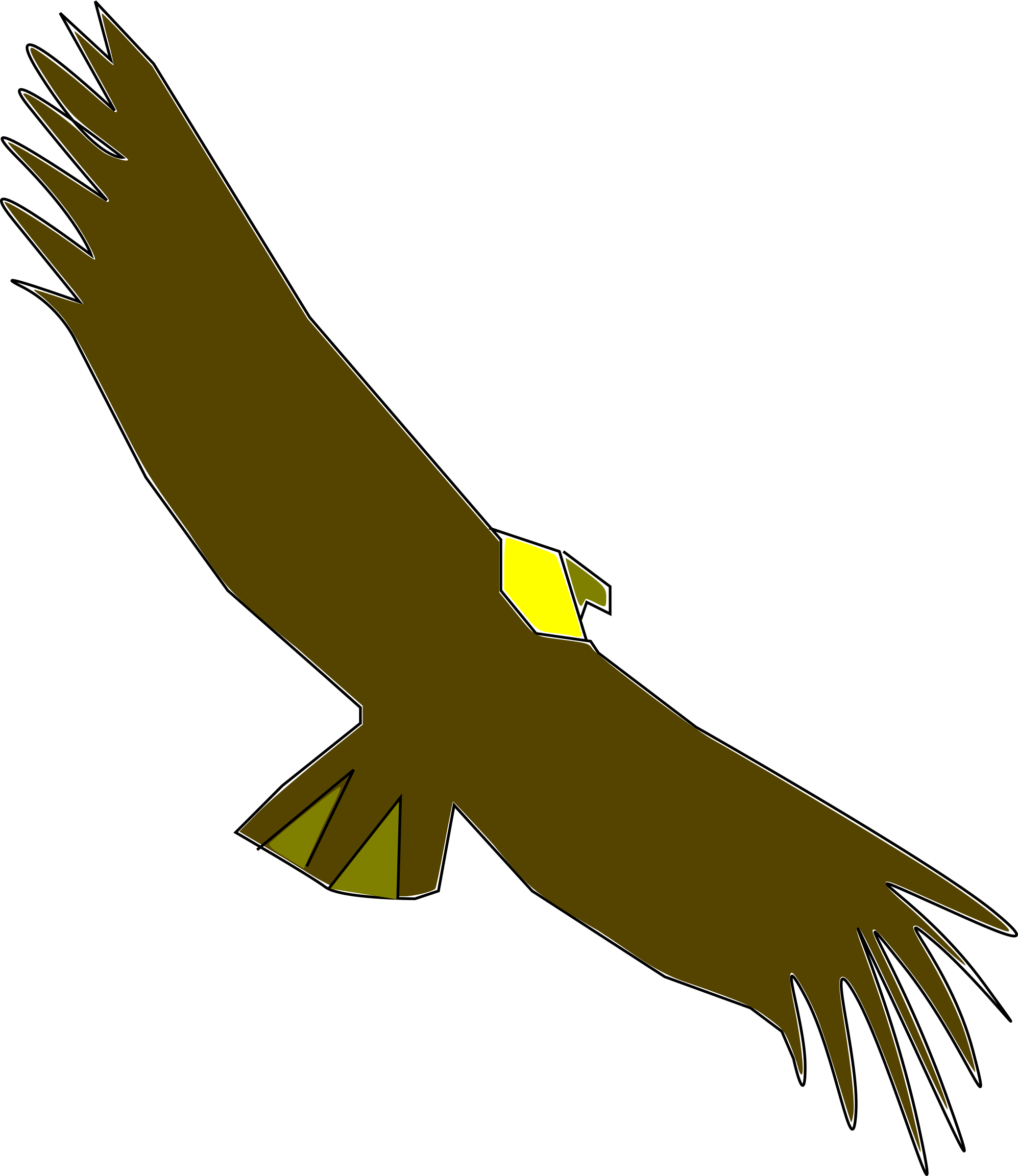 clipart bird buzzard