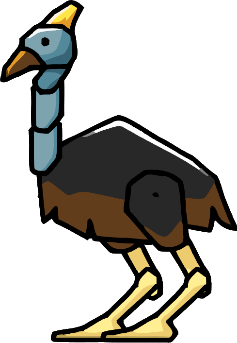 Scribblenauts wiki fandom powered. Clipart bird cassowary