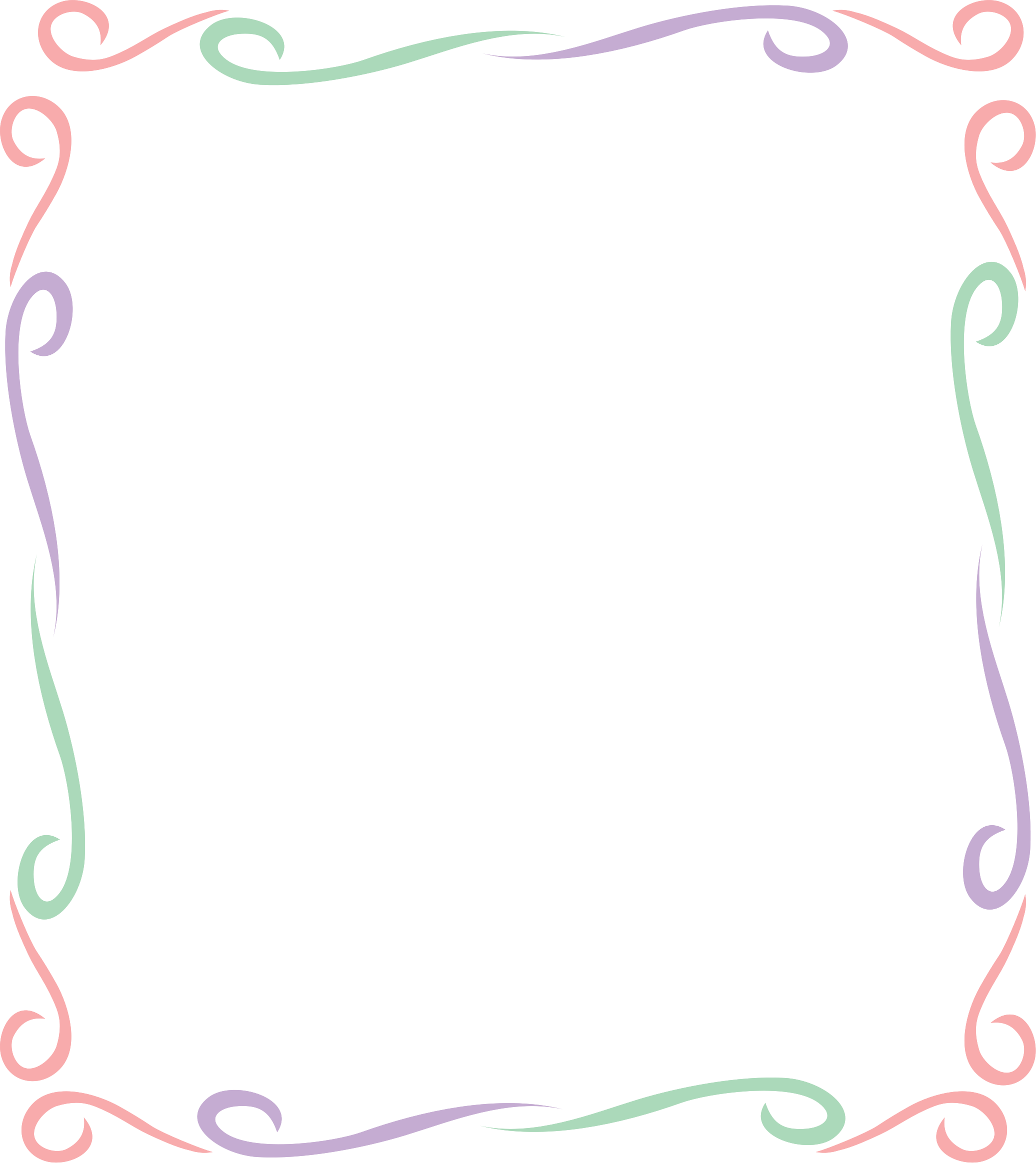 Divider clipart pink. Colourful frame icons png