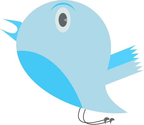 Clipart fish bird. Blue clip art at