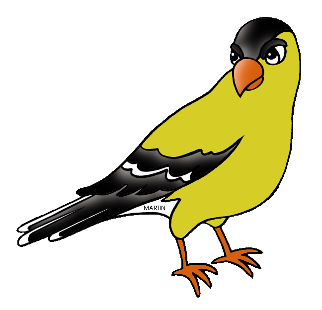 clipart bird goldfinch