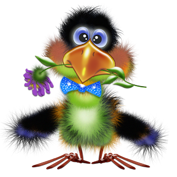 clipart bird insect