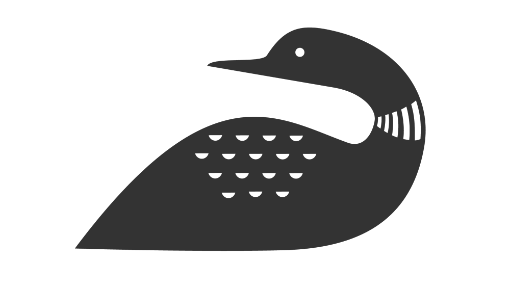 clipart bird loon
