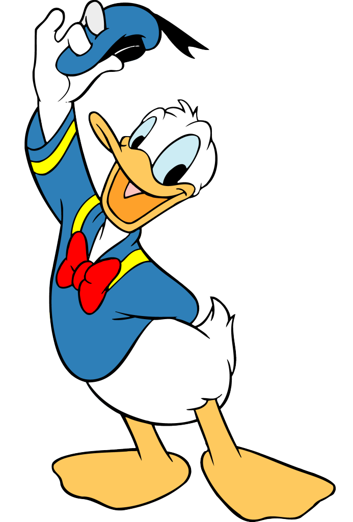 Donald duck also a. Corn clipart anthropomorphic