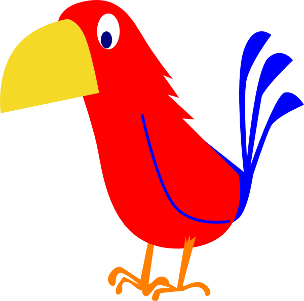 clipart bird mail