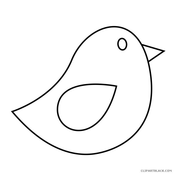 clipart bird outline