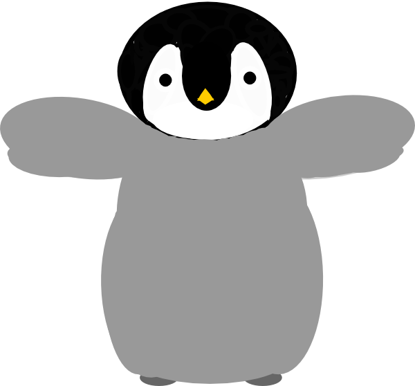 Clipart penquin linux penguin. Clip art at clker