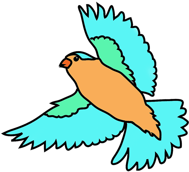 Pigeon clipart bird flew. Flying horse at getdrawings