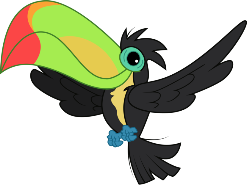 pineapple clipart toucan