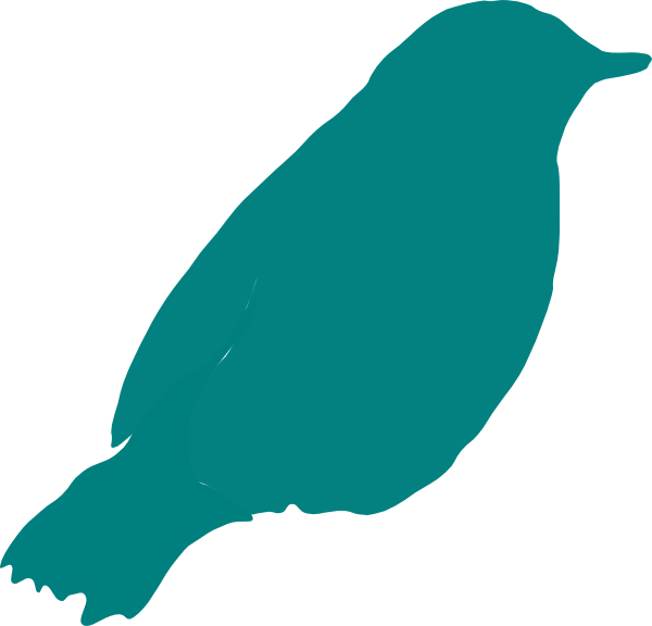 Clipart birds green. Bird silhouette at getdrawings