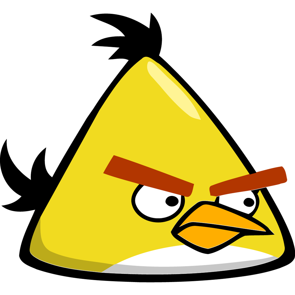 Clipart rock angry. Bird yellow icon birds
