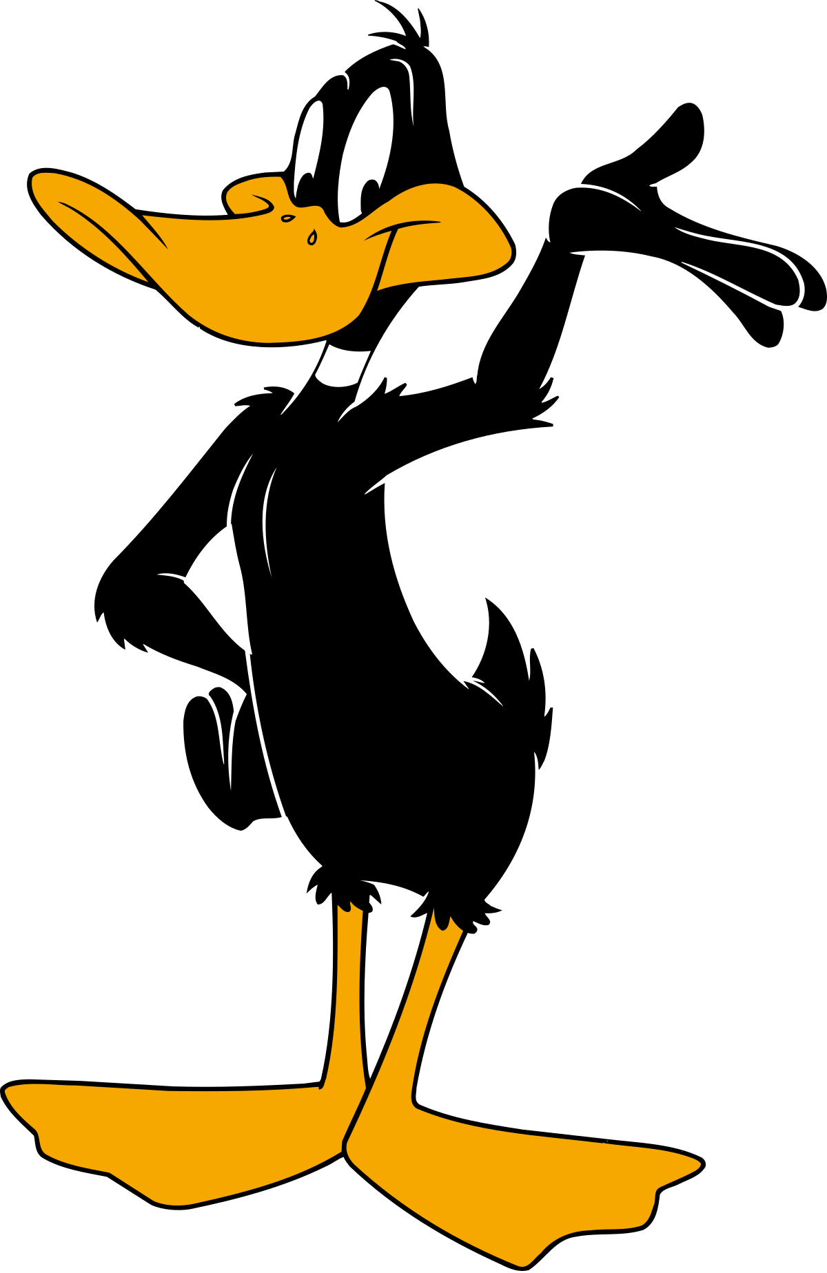 Daffy wikipedia . Clipart duck side view