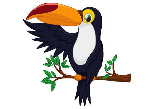 toucan clipart cartoon