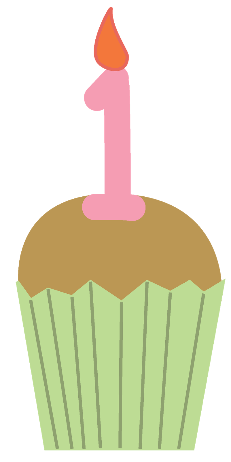 First birthday clip art. Cupcakes clipart banner
