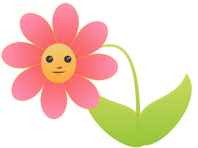 flower clipart animated