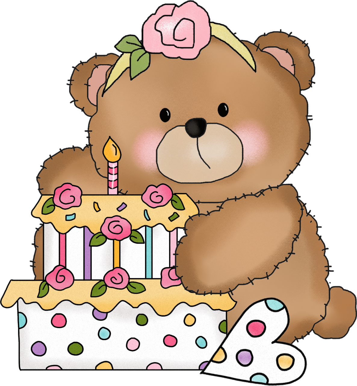 clipart birthday care bear