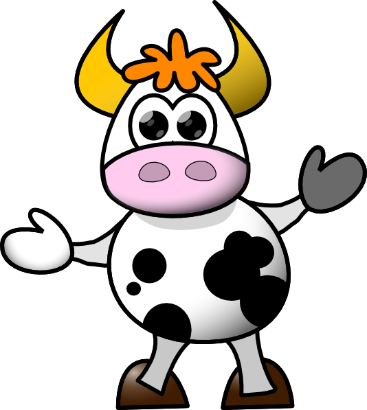 Moo the clip art. Clipart birthday cow