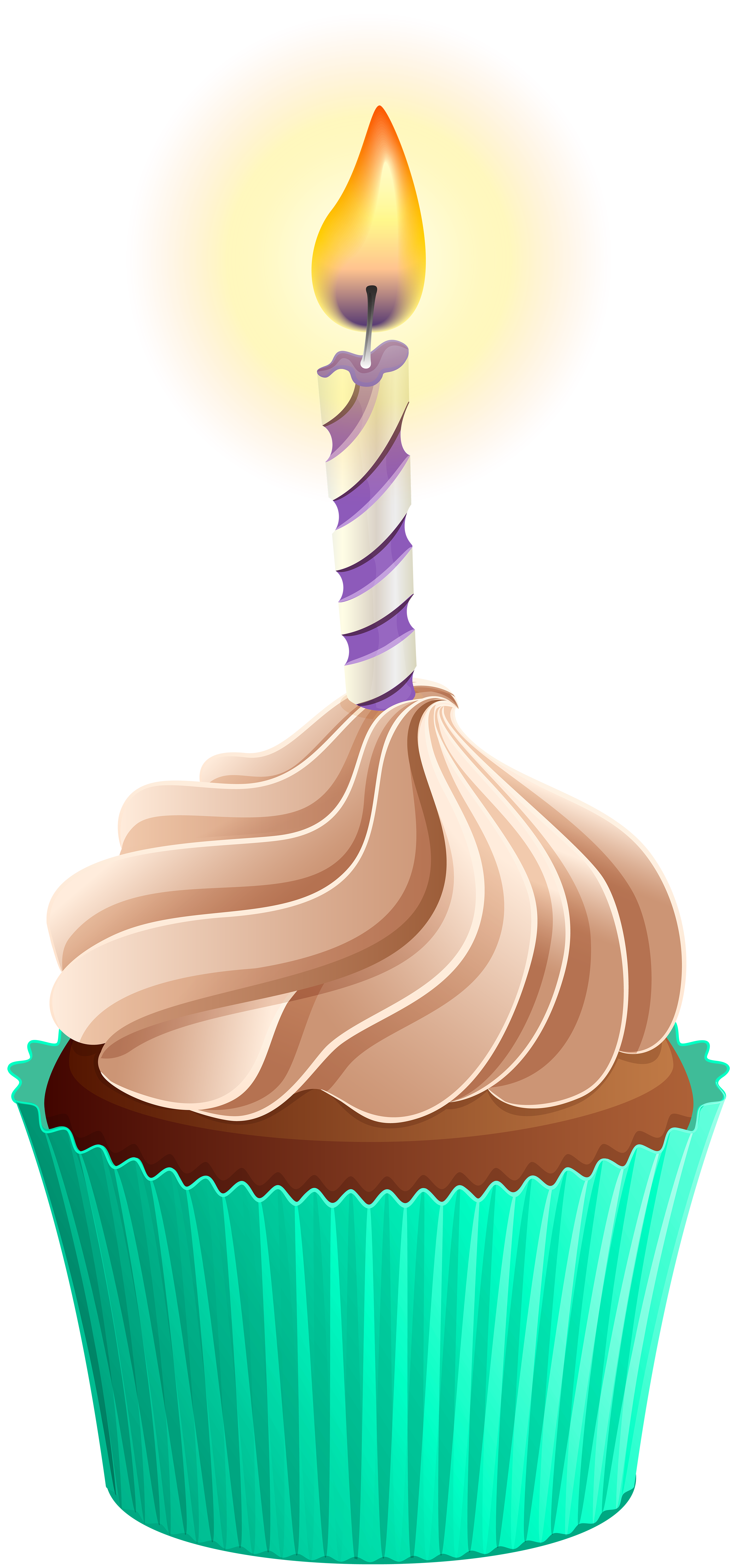 Clipart cupcake banner. Birthday png clip art