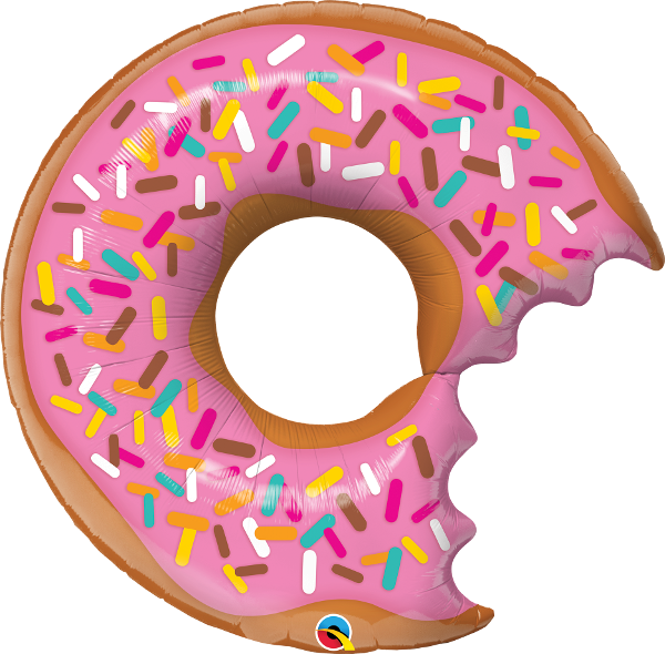 Clipart birthday donut.  shape bit sprinkles