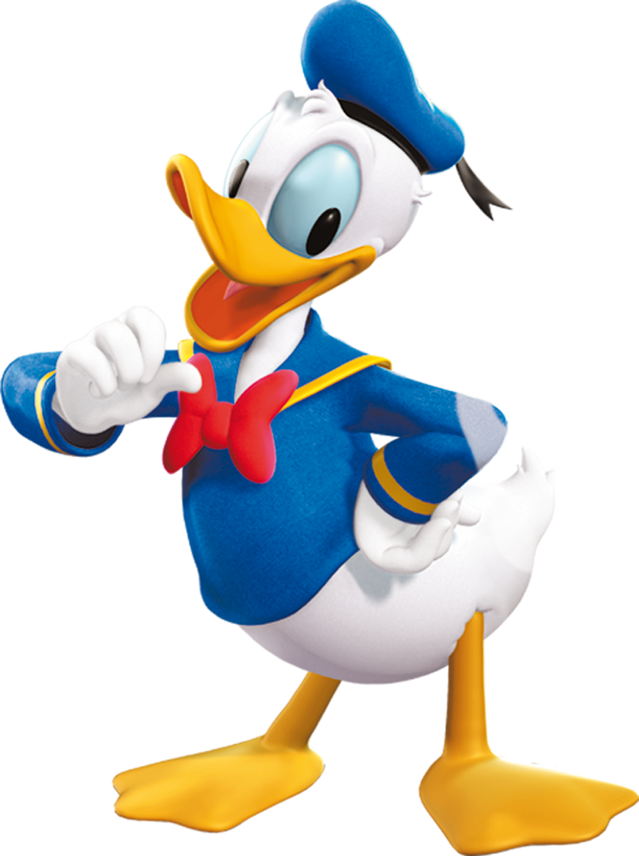 Ducks clipart blue.  donald duck taught