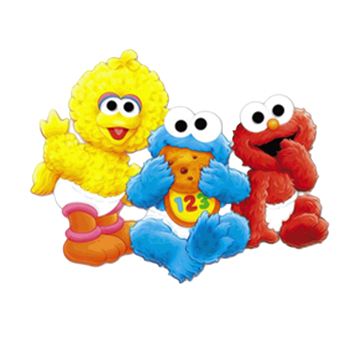 Diapers clipart elmo. Cookie monster as a