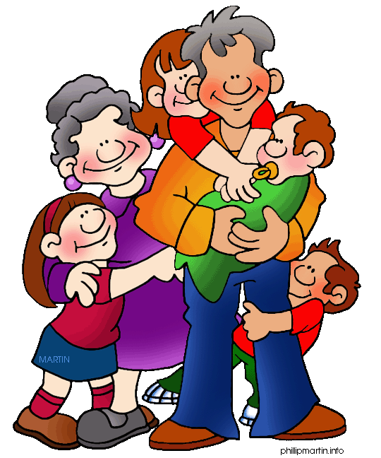 Guest post activities grandparents. Kid clipart family