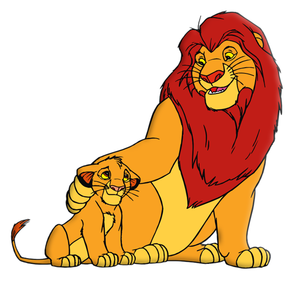 clipart mom lion