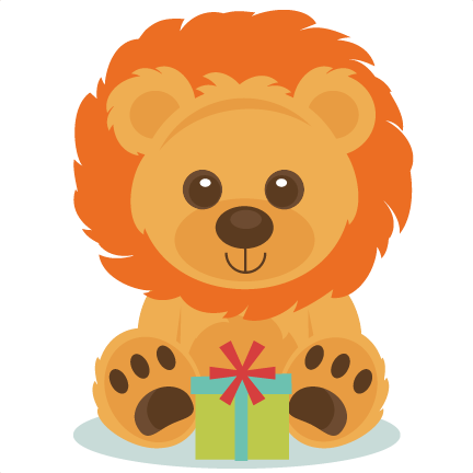 lion clipart birthday