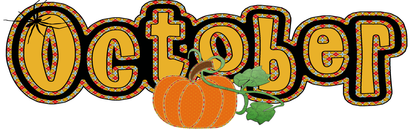 The am teacher let. Free clipart october