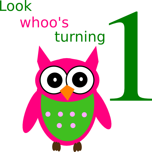 clipart birthday owl