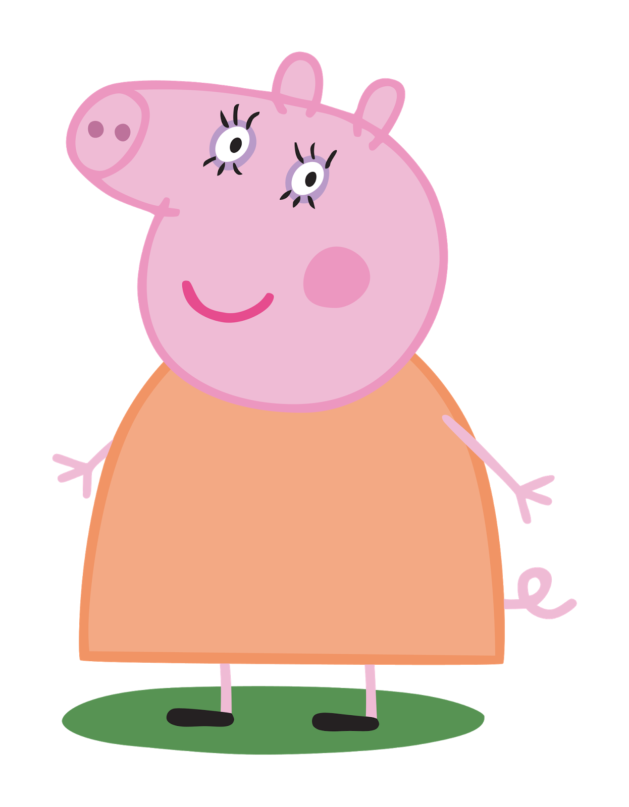 Shy clipart piglet. Personajes peppa pig png