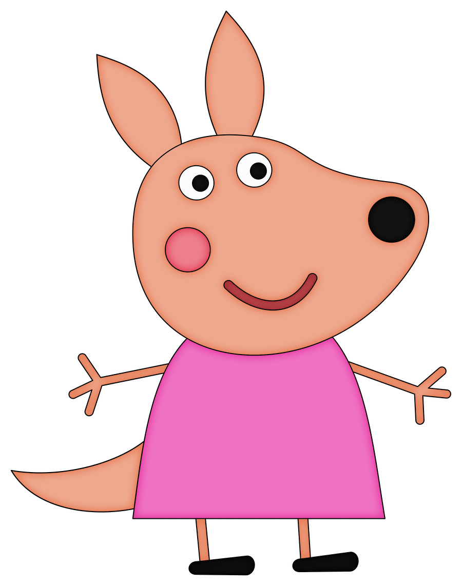 Peppa minus already copied. Clipart pig family