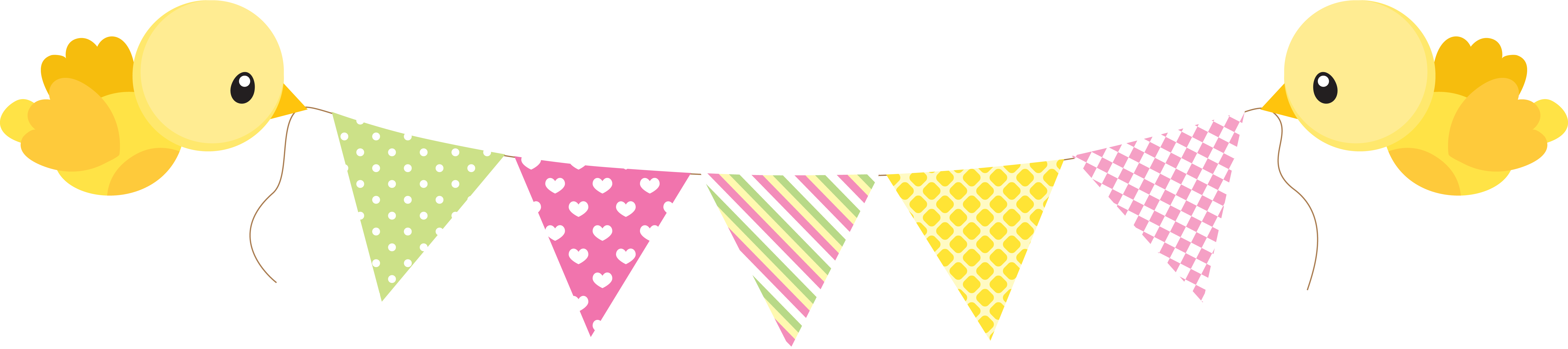 festival clipart triangle banner