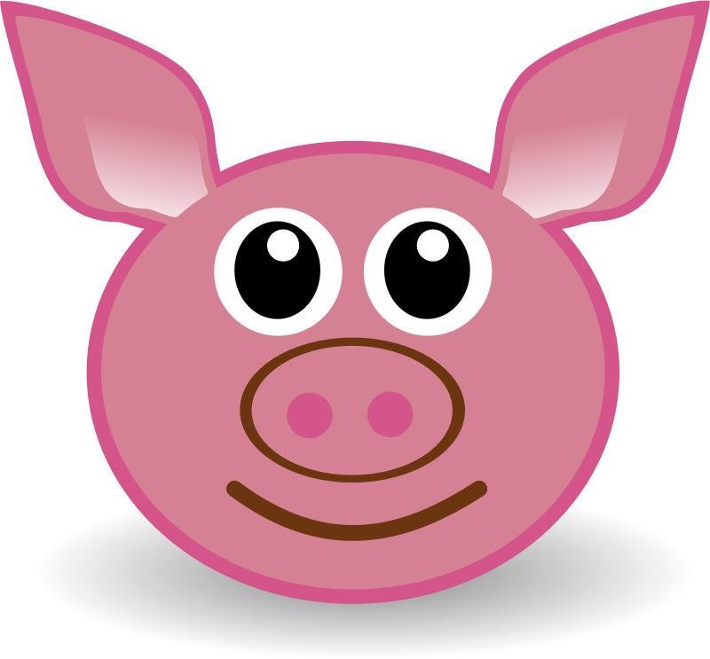 Clipart food face. Download pig clip art