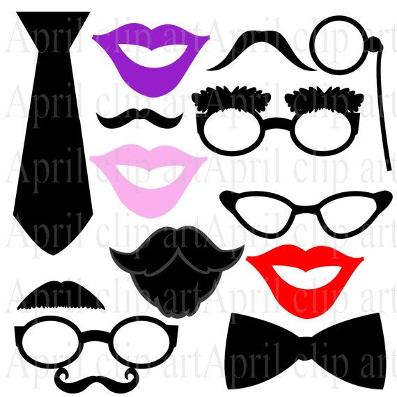 glasses clipart photo booth