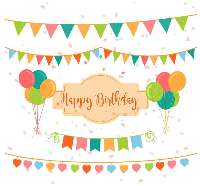 clipart birthday psd