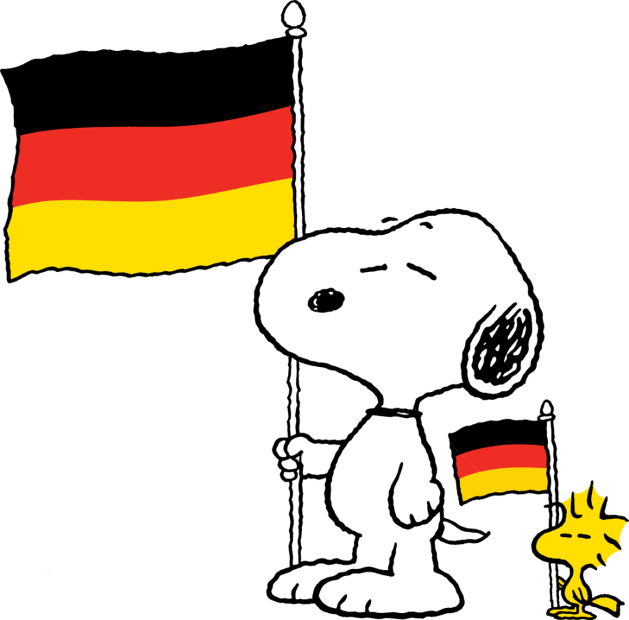 Germany snoopy and friends. Peanuts clipart winter