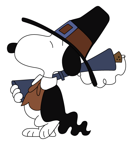clipart fall snoopy