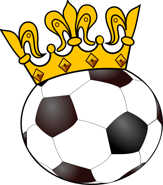 Crowns clipart unisex. Princess of the soccer