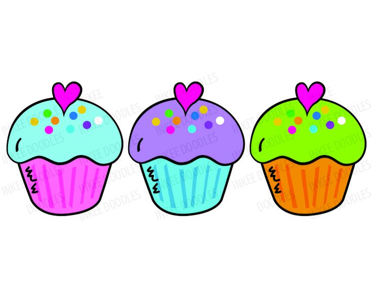 cupcakes clipart two cupcake