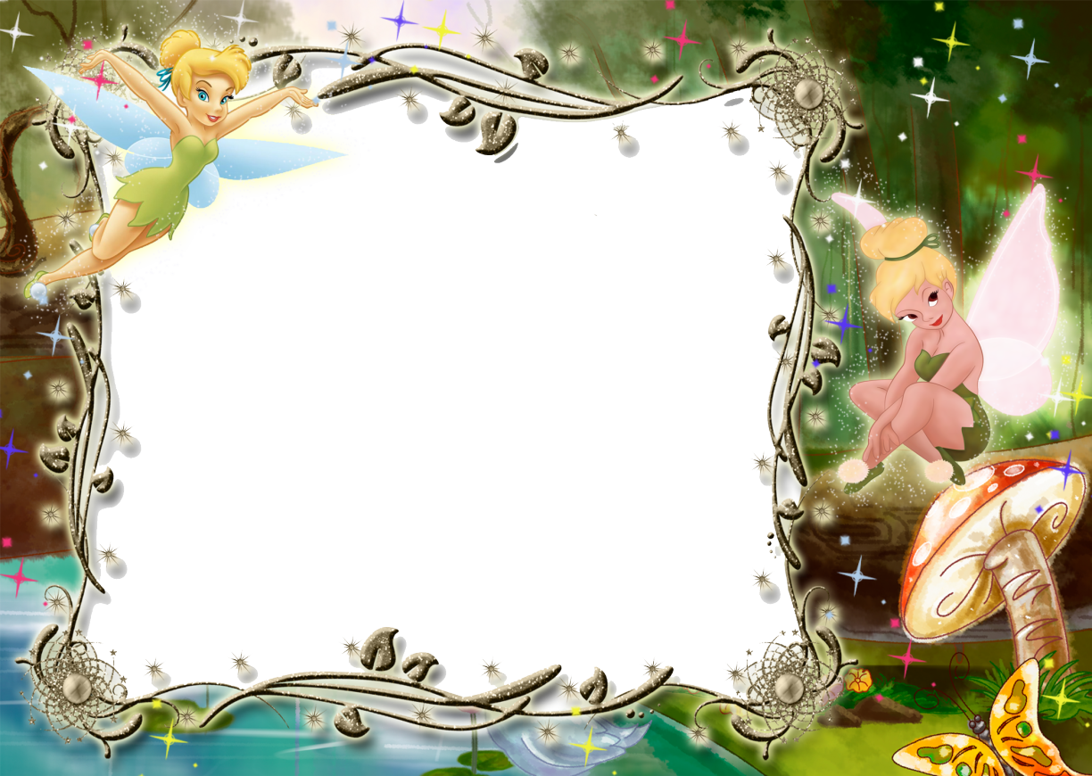 Tinkerbell clipart valentines. Kids transparent photo frame