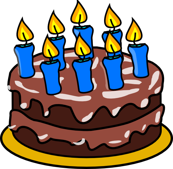 Happy birthday clip art. Clipart candle five