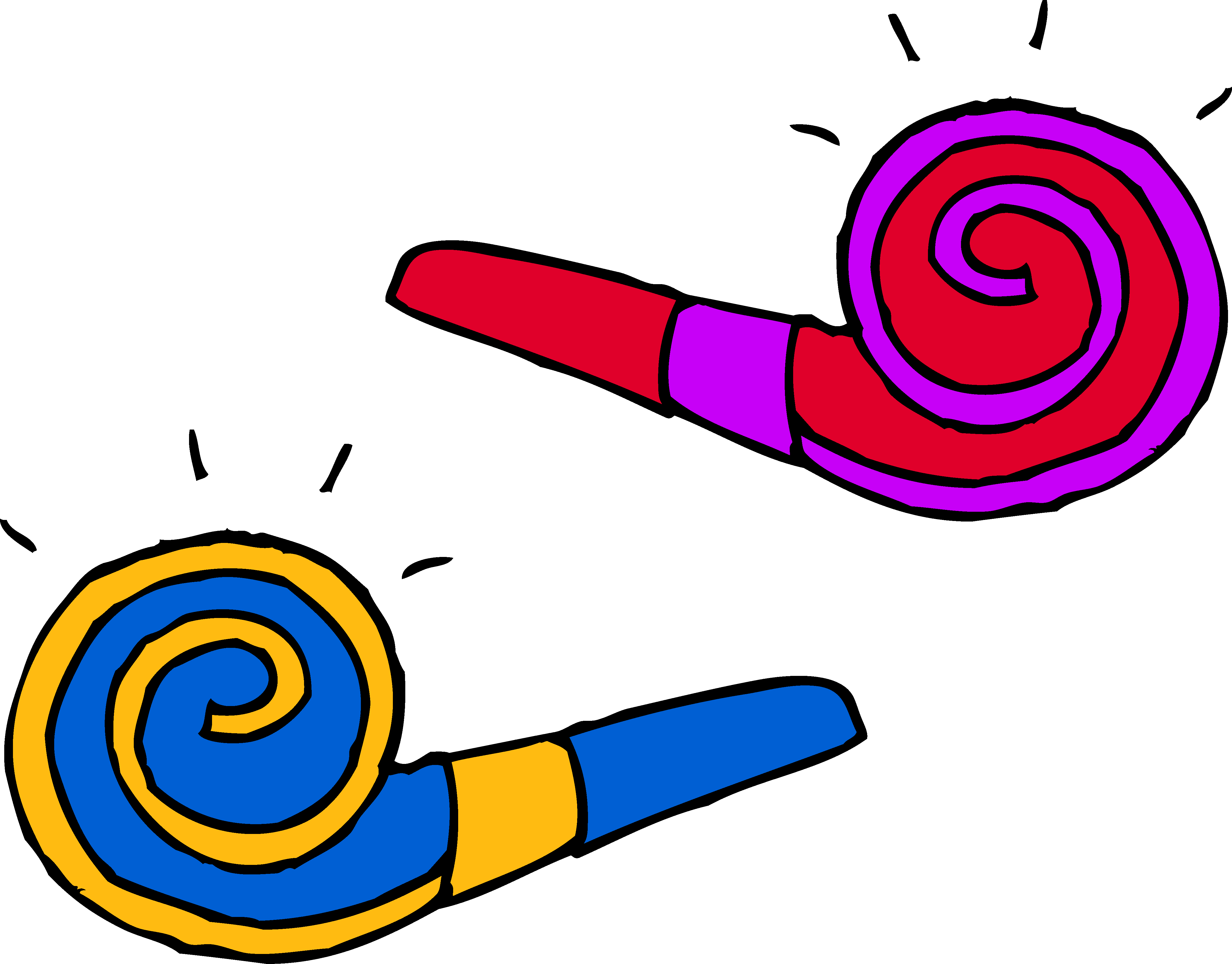 streamers clipart blower