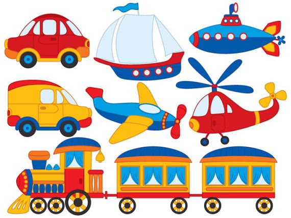 clipart toys transportation